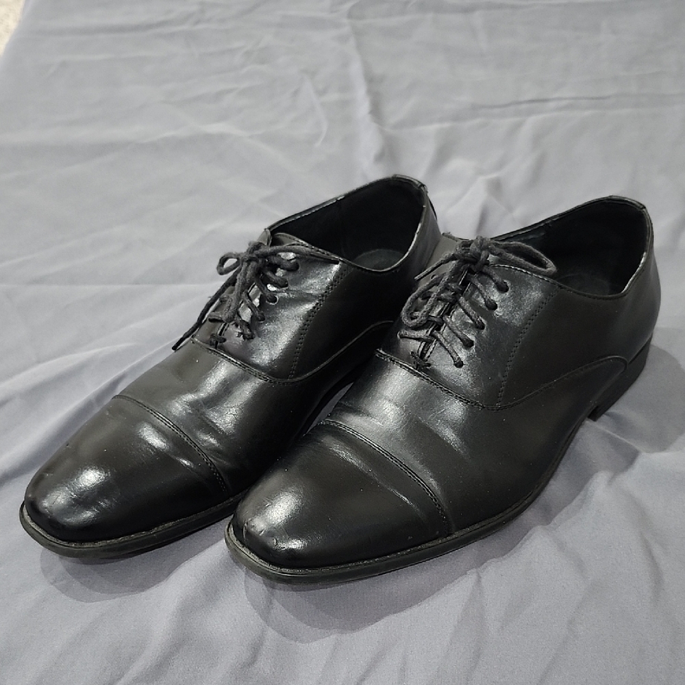 Classic Black Men's Derby Shoes
